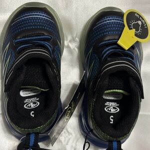Kids Shoes - Black and Blue